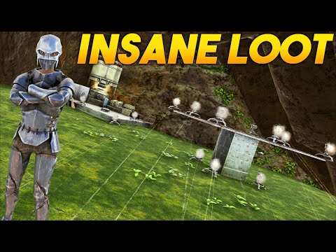 SOLO Raiding Insane Locations For Huge Loot On Day 1 - ARK