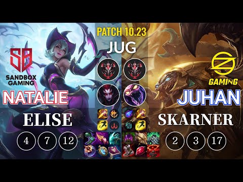 SB Natalie Elise vs OZ Juhan Skarner Jungle - KR Patch 10.23