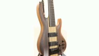 Video thumbnail for ESP LTD F-5E 5-String Bass Guitar Natural Satin by mocasea