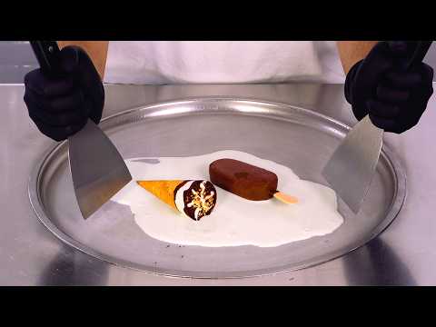 Magnum Vs Cornetto Ice Cream Rolls Battle! | ASMR