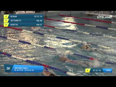 Finale dei 400 Stile Libero  Assoluti Femmine Agonisti - 18 Memorial  Chiara Giavi