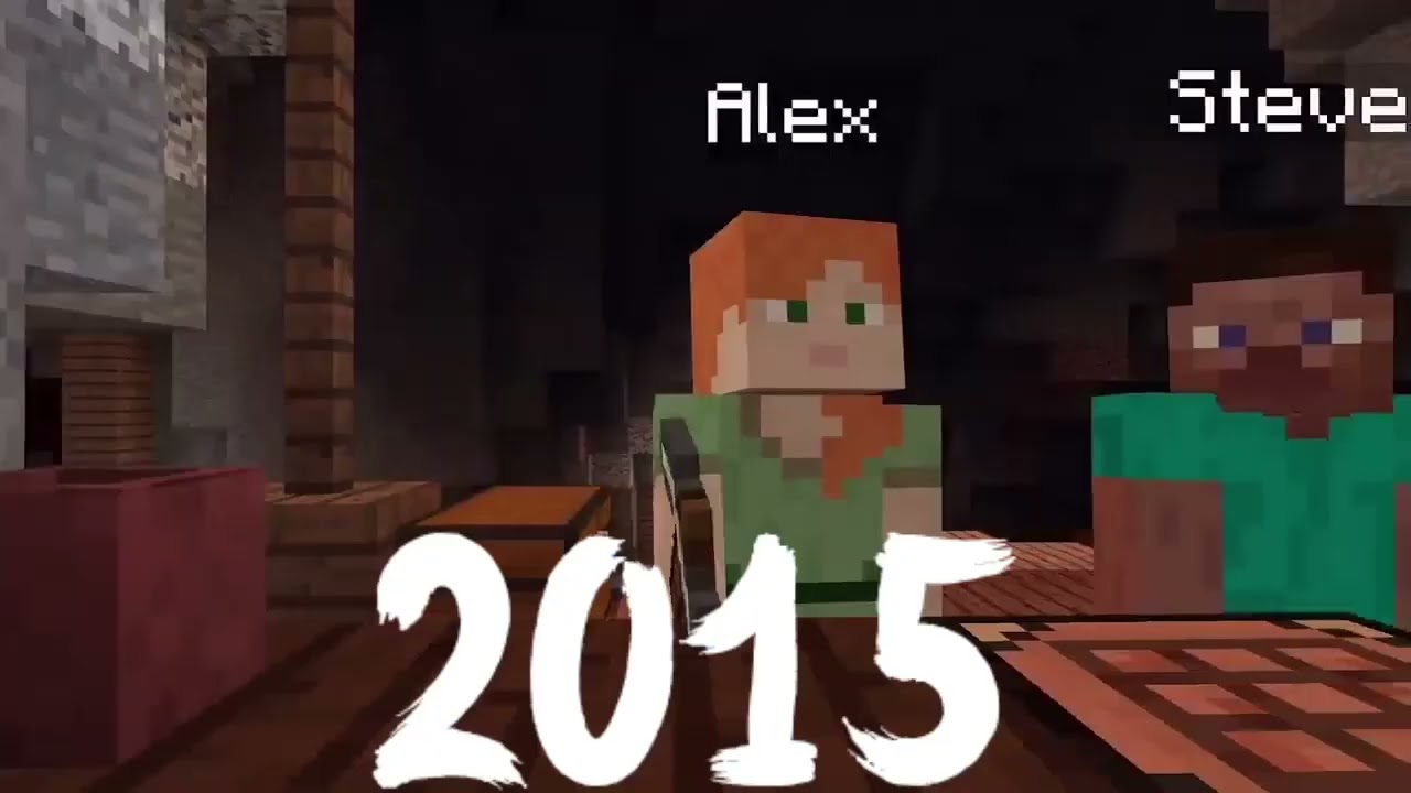 evolution steve in minecraft 2011_2022
