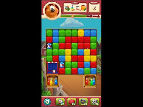 Toon Blast Level 3522 - NO BOOSTERS 🐻🐺🐱 | SKILLGAMING ✔️