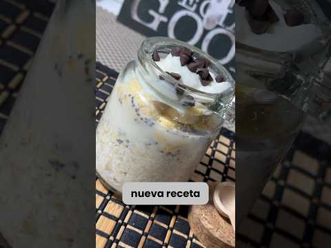 Receta de Avena Trasnochada #overnightoats #avenatrasnochada #recetassaludables