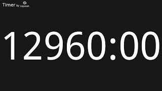 Cover art for 12960 Minute Countdown Timer