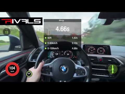 BMW X3 G01 30d Stage 1 0-100 4.6 s