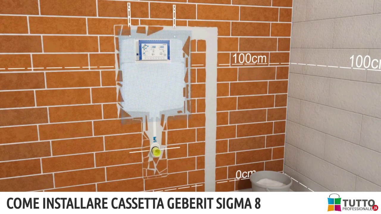 Cassetta Geberit Incasso Sigma 8 Installazione