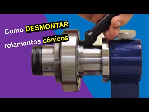 PARTE 6 - TECNOLOGIA DOS ROLAMENTOS ( Como desmontar rolamentos cônicos  com buchas )