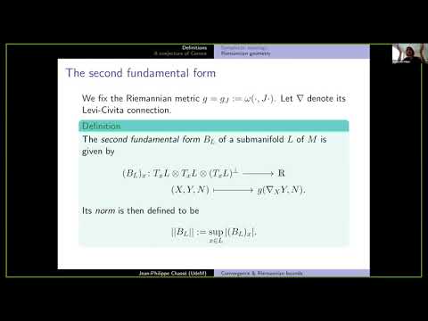 Convergence and Riemannian bounds on Lagrangian submanifolds - Jean-Philippe Chassé