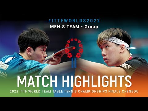 Highlights | David Xu (CAN) vs Cho Seungmin (KOR) | MT Grps | #ITTFWorlds2022