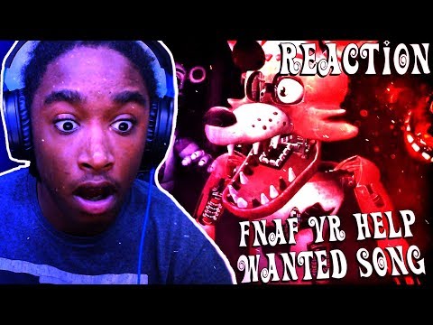 Amiri Reacts To: FNAF VR HELP WANTED SONG by JT Music - "Put Me Back Together"