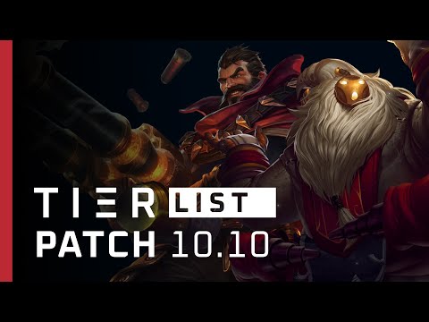 Patch 10.10 Tier List para cada Lane | High elo e Low elo
