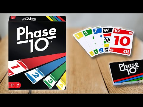 PHASE 10 - BASIC and PLUS Card Game - Game Rules TV (Game Instructions) - Mattel