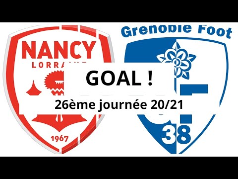 Nancy - Grenoble [(1)-0] GOAL 23' (Giovanni Haag) 26ème journée 2020/21