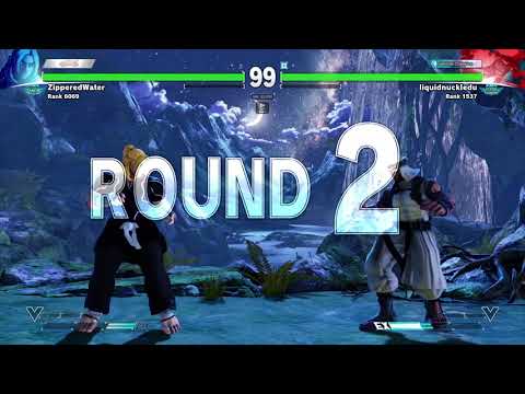 STREET FIGHTER V Zippered water (ken) vs Liquid Nuckledu (Rashid)