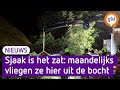 Het was weer raak op de Meulunterseweg in Lunteren.