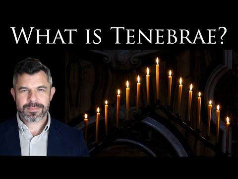 What is Tenebrae in Holy Week? What does it symbolize for Catholics?