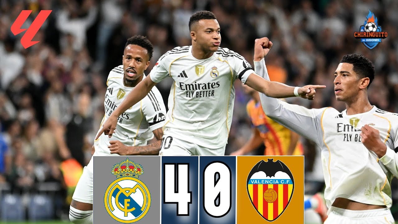 😳🐢  ¡El MADRID y MBAPPÉ HUNDEN al VALENCIA! | Resumen Real Madrid 4-0 Valencia
