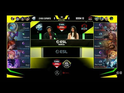 EVOS VS BOOM ID GAME 1 ASL by ESL