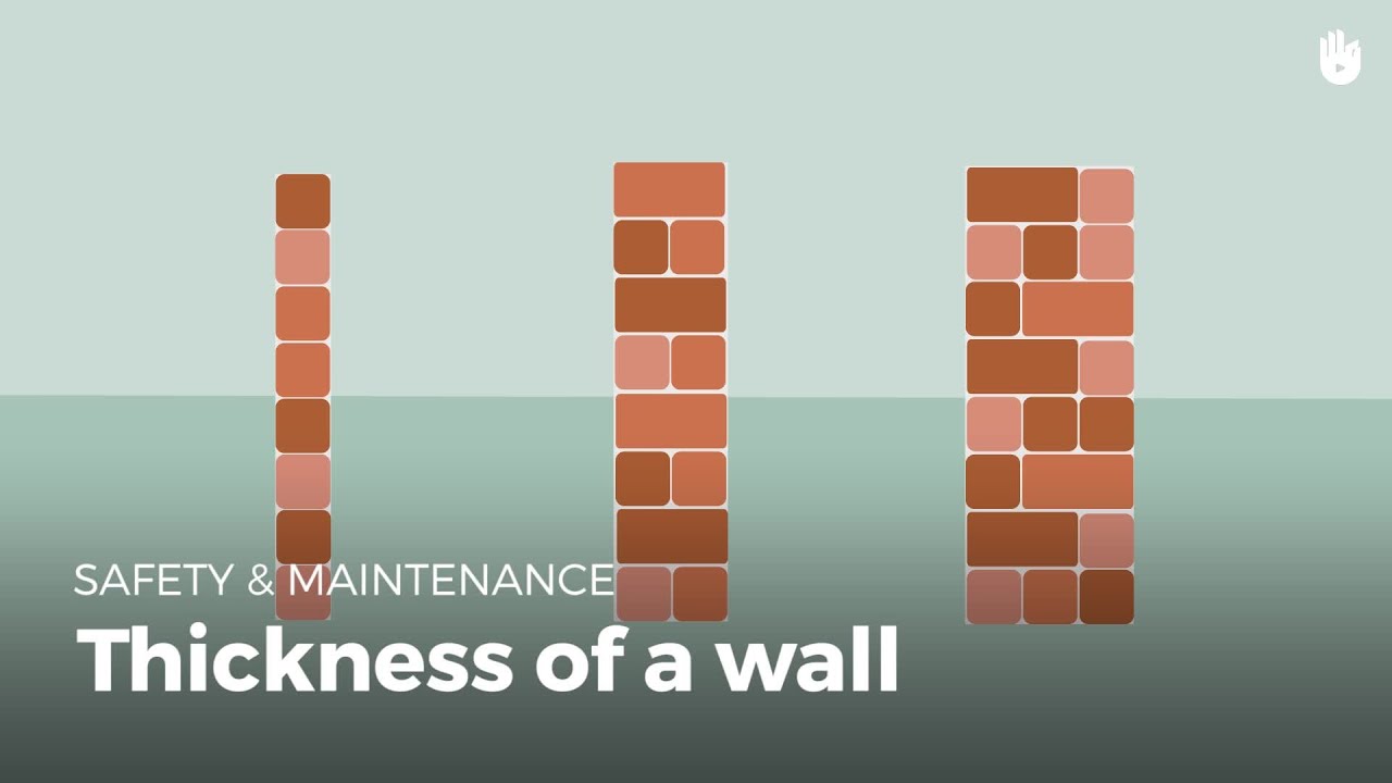 Thickness of Walls How to Be a Mason Sikana