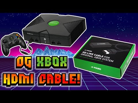 Original Xbox HDMI Output Cable! HDMI Versus Composite & Component Comparison!