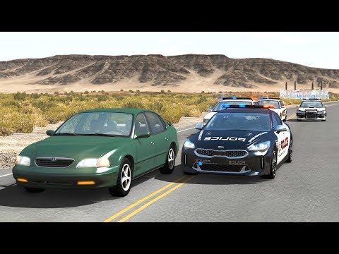 POLICE CHASES #25 - BeamNG.Drive