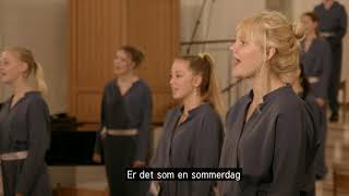 Juletræet med sin pynt.