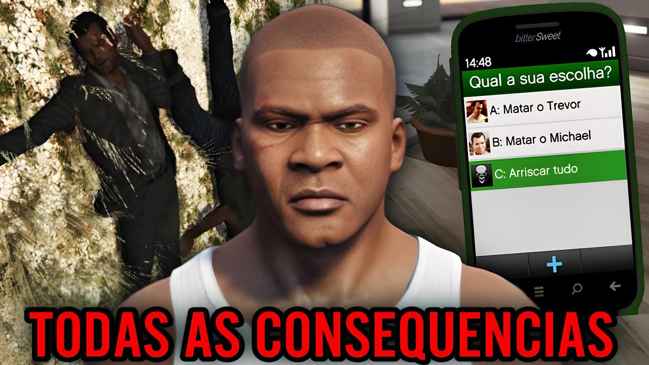 TODAS AS CONSEQUENCIAS APÓS ESCOLHER A "OPÇÃO C" NO FINAL DE GTA 5