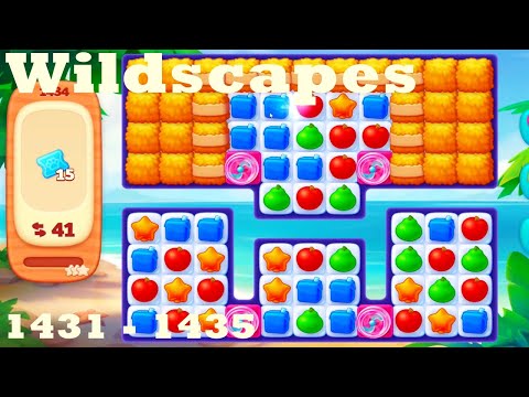 Wildscapes Level 1431 - 1435 HD Walkthrough | 3 - match game | gameplay | android | ios | pc | app