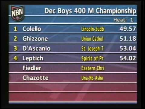 Boys Decathlon 400m Section 1 - New Balance Nationals Indoor 2013