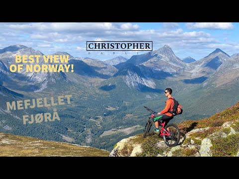 MTB IN VALLDAL / FJØRÅ - MØRE OG ROMSDAL - MEFJELLET                    Most beautiful view