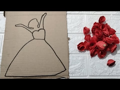 Unique Doll Shape Wall Decoration Crafts | handicrafts from cardboard and paper 02