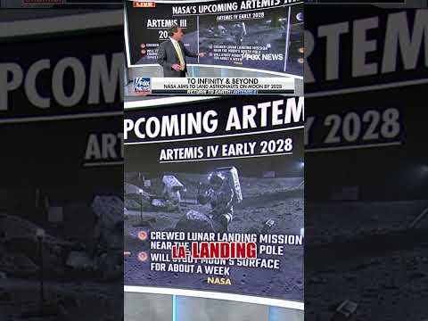 NASA planning crewed lunar landing mission in 2028 #shorts