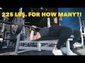 Bench Press PR 225 lbs. by High School Basketball Player | 17 Year Old