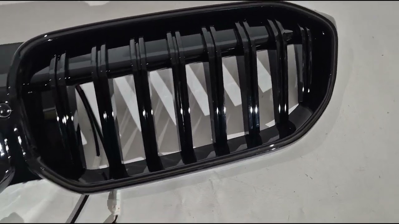 BMW 3. rad G20/G21 2018– Ľadvinky 1-Bar LED (2022+, lesklá čierna) Video 2