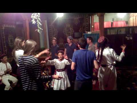 Pamiri dance with foreigners