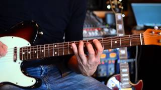 Fabio Vitiello Guitar lezione sul blues 1c: scala pentatonica min sul quinto grado (E7)