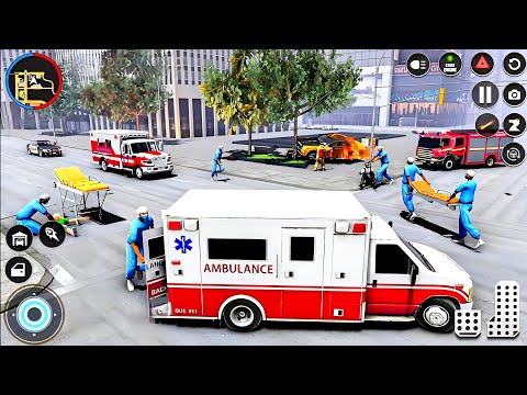Ambulance Rescue City Driving 3D - 911 Rescue Emergency Van Driver Simulator - Best Android Gameplay