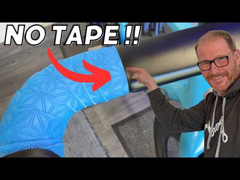 How to Wrap Handlebars on a Road bike - Supacaz Reverse Wrap - No Tape