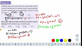 Eğitim Vadisi 11.Sınıf Fizik 10.Föy Enerji ve Hareket 2 (İş ve Enerji İlişkisi) Konu Anlatım Videoları