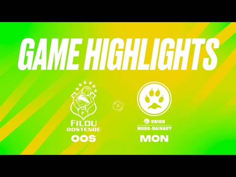 Filou Oostende vs. Union Mons-Hainaut - Game Highlights