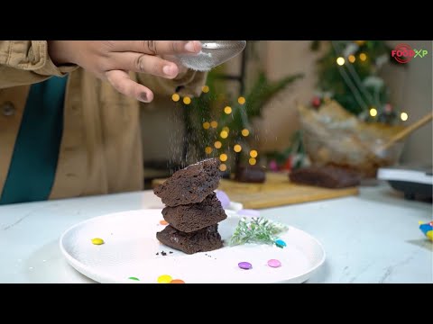 Classic Christmas Brownie Recipe | Easy To Prepare | TheFoodXP