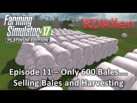 FS17 Platinum MP Estancia Lapacho E11 - Only 600 Bales, Selling and Harvesting