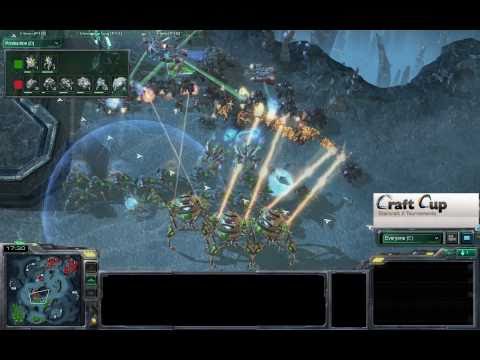 SjoW (T) VS mouzMaNa (P) G1 [CraftCup] Starcraft 2