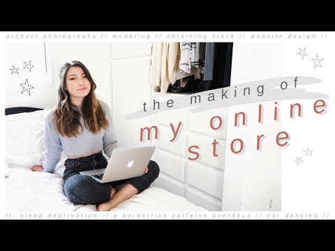 オンラインビジネスの開始 // 写真撮影、モデル、スリフティング、ウェブサイトのデザイン (STARTING AN ONLINE BUSINESS // photography, modeling, thrifting, website design)