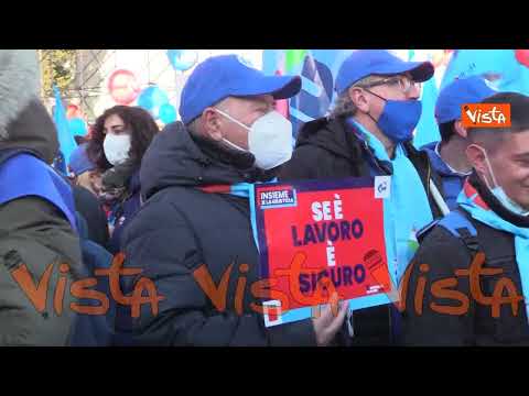 Cgil e Uil riempiono Piazza del Popolo contro la Manovra, le immagini della manifestazione