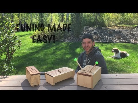 How to make a "tuned" tongue drum, a DIY tongue drum