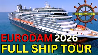 2026 Eurodam Full Cruise Ship Tour - Deck by Deck Review