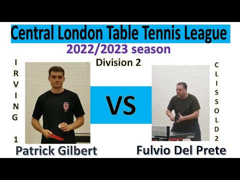 Patrick Gilbert vs Fulvio Del Prete | CLTTL Div 2