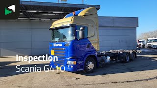 Scania G410 6X2 NL-Truck BDF Retarder Lift-Steering Axle ACC Hydraulic  container chassis | Image 4 - Autoline